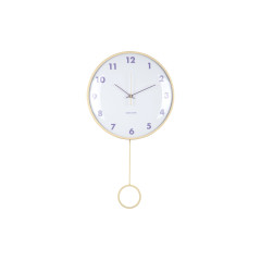 Nástenné hodiny s kyvadlom Cheeky Dome Karlsson KA6058LY, 62cm